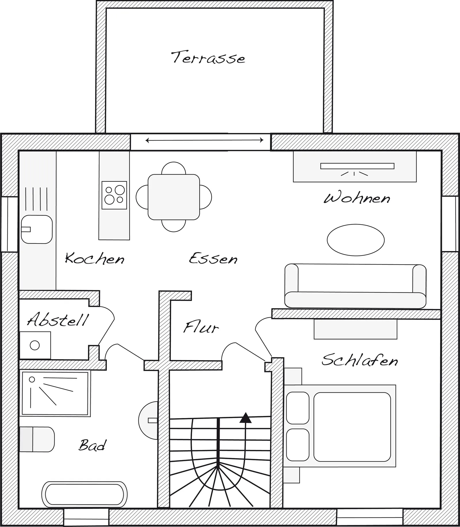 Floor plan – Penthouse with great view