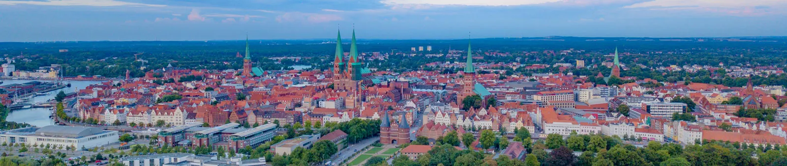 Blick über die Lübecker Altstadt
